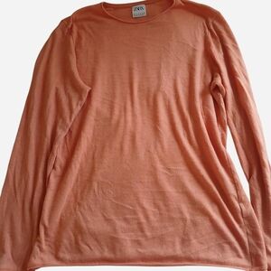 Zara Women's Orange Long Sleeve Top